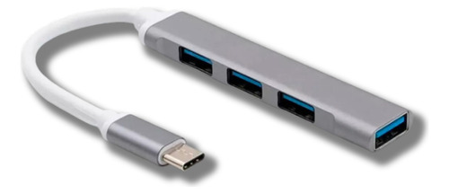 Adaptador Hub Tipo C 4 Em 1 Usb 3.0 Usb-c 5 Gbps Type C