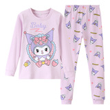 Set De Calzoncillos Largos Para Niños Sanrio Kuromi, De Algo