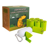 Moonygreen Bolsa Para Caca De Perro Con Dispensador, Bolsas 