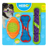 Caitec Hero Juguete Para Perro 3 Pzas