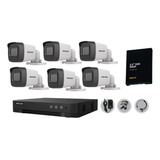 Kit Seguridad Hikvision Dvr 8 Canales 1080p Lite + 6 Bullet