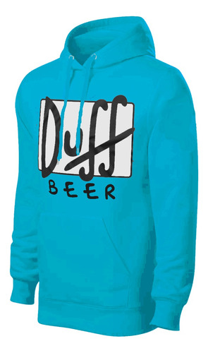 Duff Beer Buzo Canguro Los Simpson Unisex Varios Colores