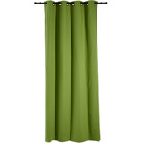 Cortina Black Out Ojetillos 135x230  Verde  - Texfina