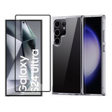 Forro Rígido + Vidrio Pantalla Para Samsung Galaxy S24 Ultra