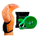 Kit Hand Grip Competition Skyhill E Super Band Verde 75kg