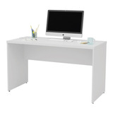 Escrivaninha Mesa De Escritório Mdp De 120cm X 76cm X 60cm Netmobil - Branco