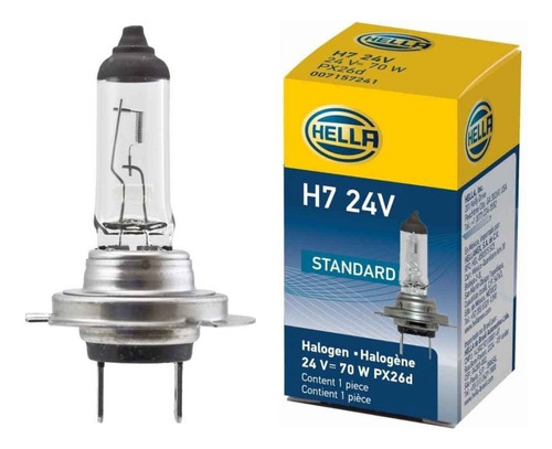 Ampolleta Halógena H7 24v 70w Hella