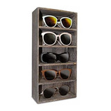 Soporte De Madera Gafas Montado Pared Vitrina Montable ...