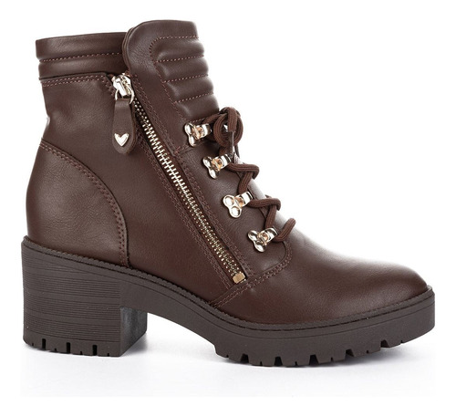 Bota Coturno Mississipi De Salto Bloco Mi621