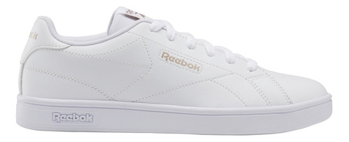 Tenis Reebok Court Clean Blancos Mujer Color Blanco Diseño De La Tela Liso Talla 23 Mx