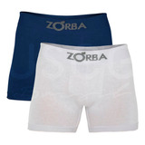 Kit Com 2 Cuecas Boxer Sem Costura Algodão Zorba