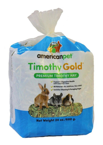 Heno Timothy Hay Gold American Pet Cuyo Conejo Chinchilla