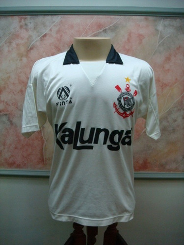 Camisa Futebol Corinthians Sp Finta Usada Jogo Antiga 1925