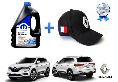 Garrafa Aceite Mopar + Gorra Renault Koleos 2015 A 2022