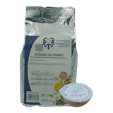 Dioxido / Bioxido De Titanio Color Blanco Alimentos 1 Kg