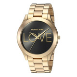 Reloj Michael Kors Slim Runway Mk3803 De Acero Inox. P/mujer