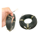 100m Cabinho Flexivel 22awg = 0,30mm Preto