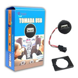 Tomada Usb Automotivo 12v Carregador Carro Tragial