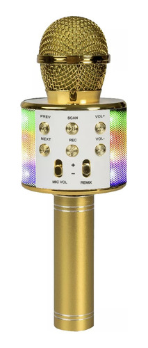 Microfono Inalámbrico Karaoke Parlante Musical Bluetooth