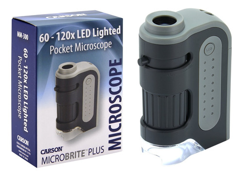Microscopio Bolsillo Portátil Carson 60-120x Lente / Lupa
