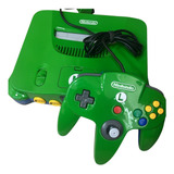 Nintendo 64 Personalizado Luigi Completo