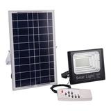 Foco Luminaria Solar 100w Panel+control+foco+herraje