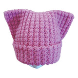 Gorro Crochet Orejas De Gato 