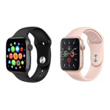 Set X2 Pareja Reloj Inteligente Tactil T500 Plus Smart Watch