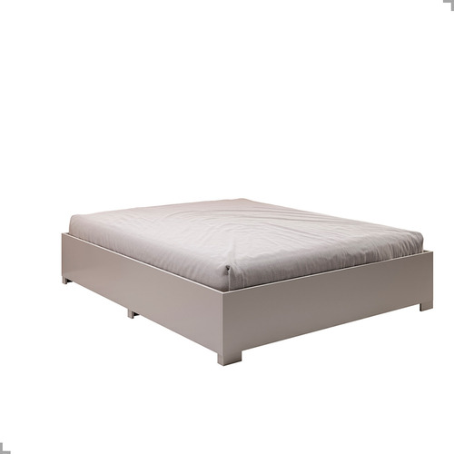 Cama Box 1,60 Base Aruba Para Colchão Queen Com Pés