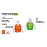 Chaleco De Seguridad Naranja - Verde 5 Pz Pretul - - - 21023