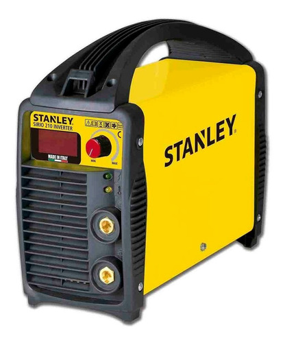 Soldadora Inverter Stanley Sirio 210 Italiana 190 Amp Fs Color Amarillo/negro Frecuencia 50 Hz/60 Hz