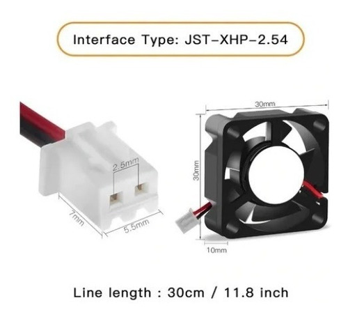 Ventilador 5v 3010 30x30x10 Mm Impresora 3d Y Arduino