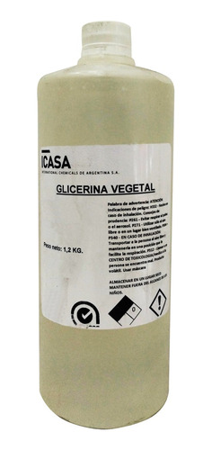 Glicerina Vegetal X 1lt Calidad Premium Pr