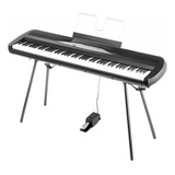 Korg Sp-280 Stage Piano, Digital 88 Notas Black Cuota