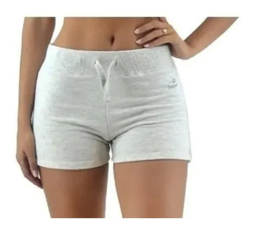 Topper Short Urbano Rtc Basic Gris Mujer