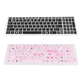 Funda De Teclado De 2 Piezas Para Teclado Asus, Rosa Y Negro