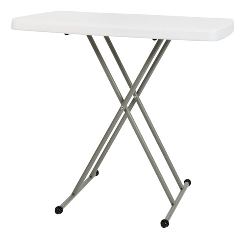 Flash Furniture Mesa Plegable, Color Blanco Granito, Altura