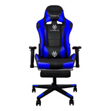 Silla De Escritorio Nian M1202 Gamer Ergonómica  Azul