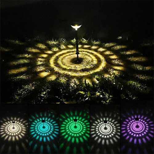 4pcs Led Solar Lawn Light Outdoor Waterproof Solar Powered