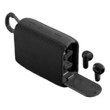 Bocina Bluetooth Portatil Con Audifonos Inalambricos 2 En 1 