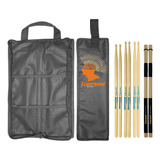 Kit Baquetas 5a 5b 7a + Acoustic Roods + Bag Com01 Liverpool