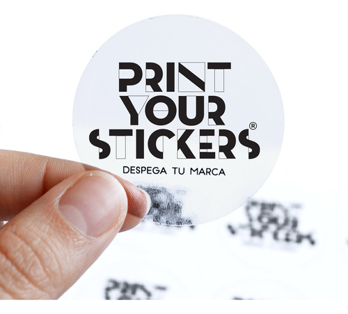 Stickers Personalizados Con Tu Marca / Transparentes
