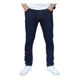 Jeans Ajustados Casuales Elásticos Para Hombre