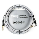 Cable Guitarra Mxr Dciw12r Silver Angulo 4 Mts Tela