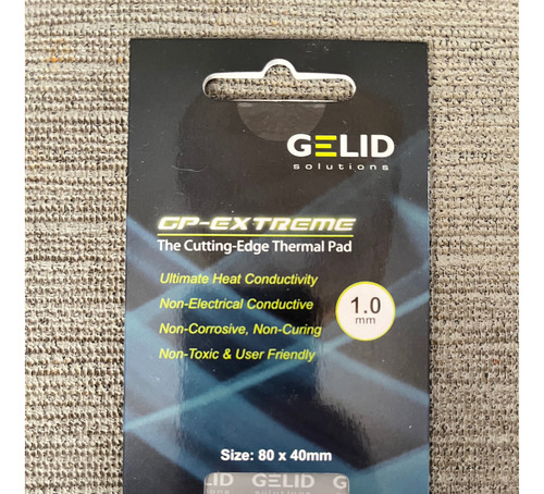 Thermal Pad Gelid Extreme 1mm Size: 80x40mm