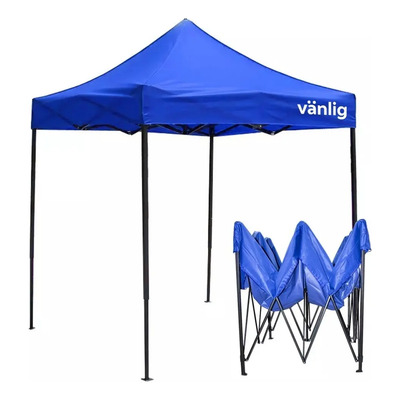 Carpa Toldo Plegable 2x2 Impermeable Jardín 2 X 2 Color Azul | Meses sin interés