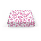 10 Cajas Para Regalo Rosa Con Flores Empaque Mailbox