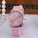 Reloj Relojes Unisex Para Dama Disponible En Rosa