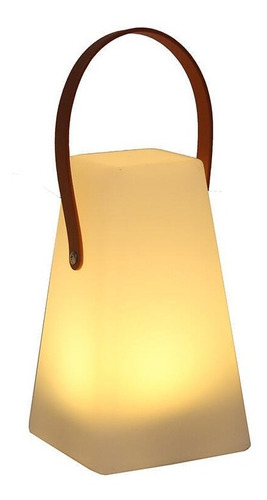 Fanal Con Vela Led Candelabro Plastico Fn3286. 12x12x20cm