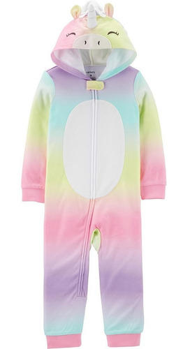 Carter´s! Pijama Polar. Enterito. Mono. Sin Pies. Unicorn